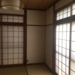 周南市で和室のクロス張り デザインクロス